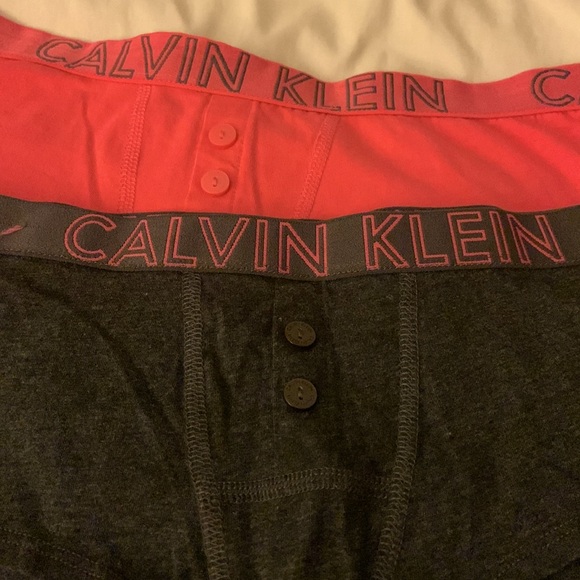 Calvin Klein ULTIMATE COTTON BOYSHORT for women - Pink and Dark Gray - Picture 2 of 11